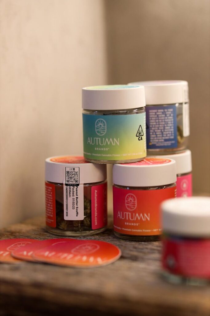Autumn Brands products on display at theWOODS