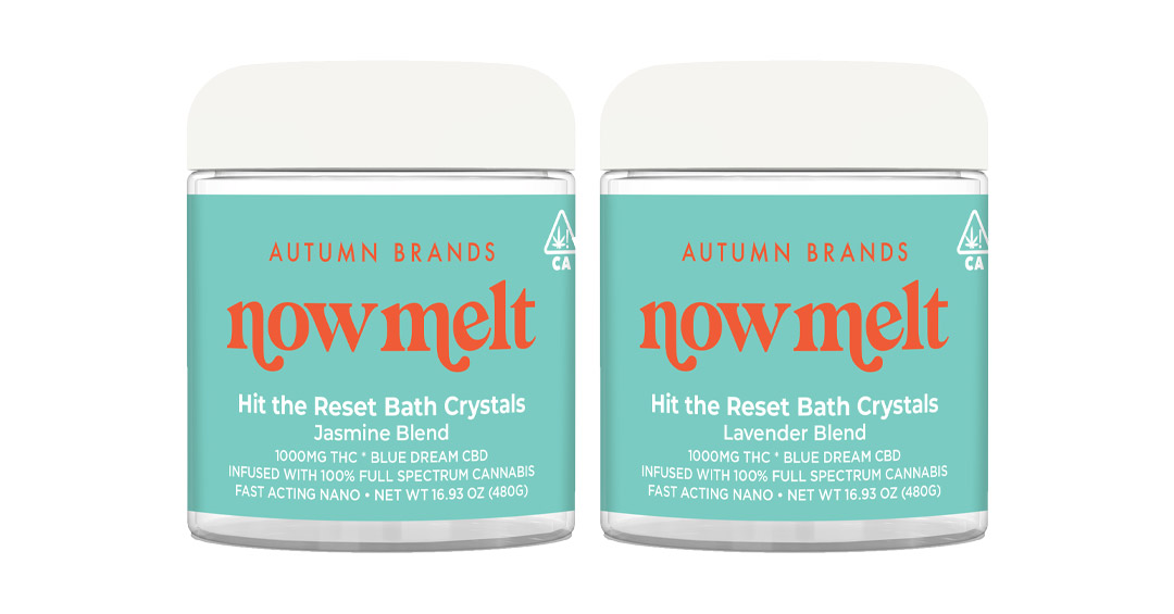 now melt bath crystals